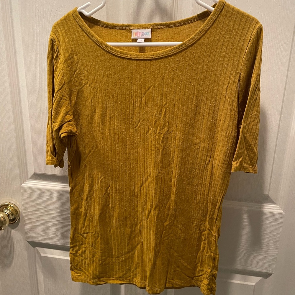 Mustard yellow shirt